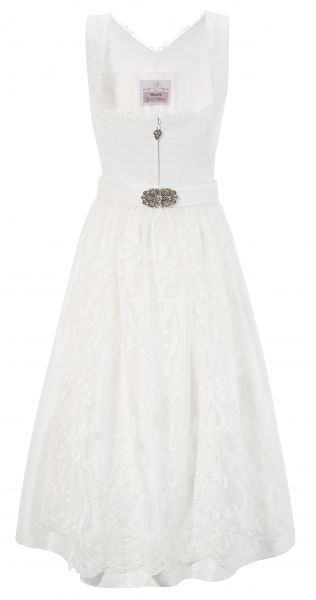 B-Ware / 2. Wahl - Dirndl lang 72cm Arielle off white Marjo