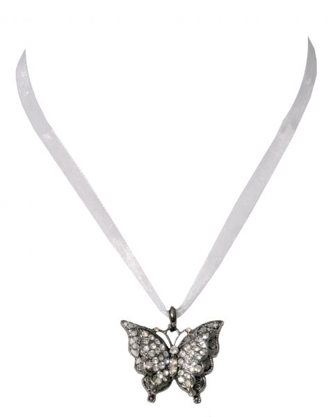 Dirndlkette Harham weiß Schmetterling