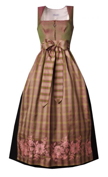 Dirndl lang 92cm Knockenthal lila grün Hannah Collection