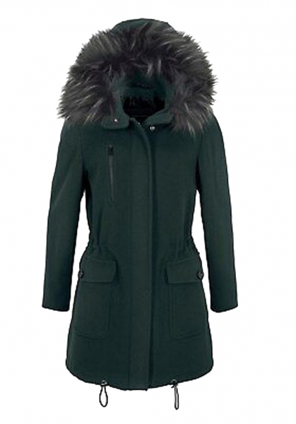 Damen Jacke Kurzmantel Winterjacke Wernberg grün flaschengrün Fuchs Schmitt