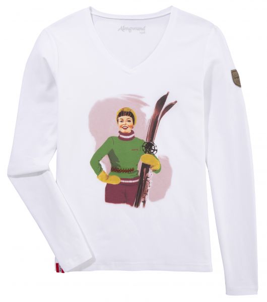 Trachtenshirt Gehwolfalm weiß Almgwand