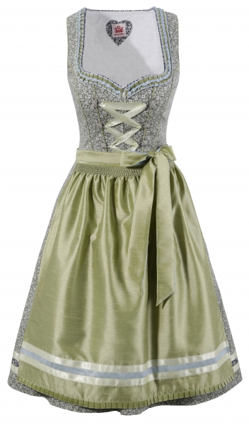 B-Ware / 2. Wahl - Dirndl mini Fellheim grün/blau Spieth & Wensky
