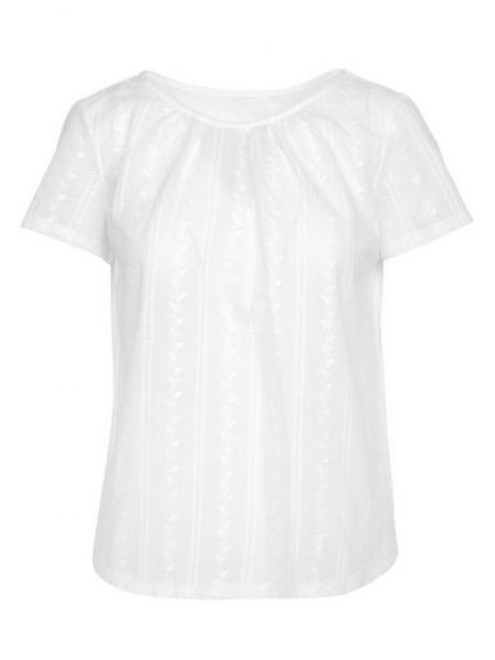 Trachtenshirt Asperhöhe weiß H. Moser