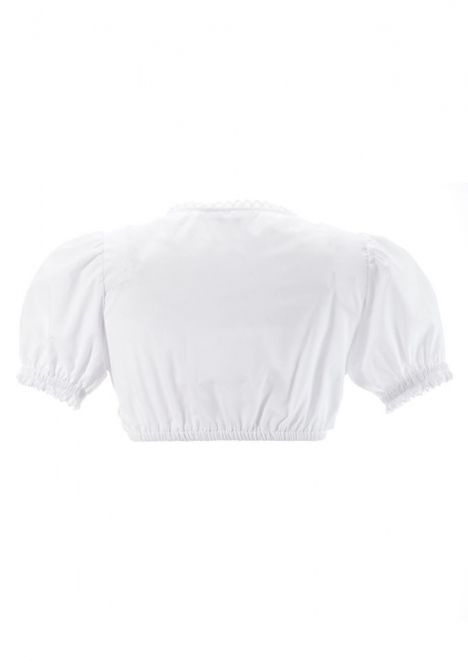 B-Ware / 2. Wahl - Dirndlbluse Fahrenberg B-3030 weiß Kurzarm Stockerpoint