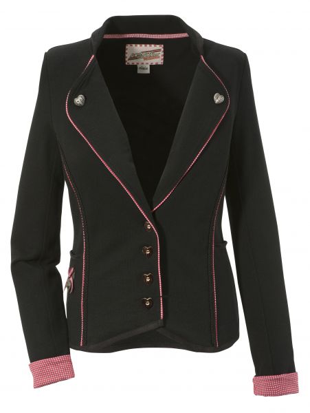 B-Ware / 2. Wahl - Trachtenblazer schwarz rot Andreas Gabalier