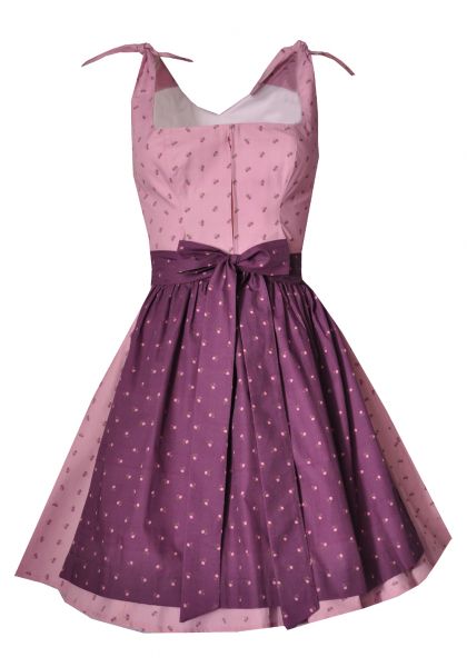 Dirndl mini 49cm Ligenz rosa lila Hannah Collection