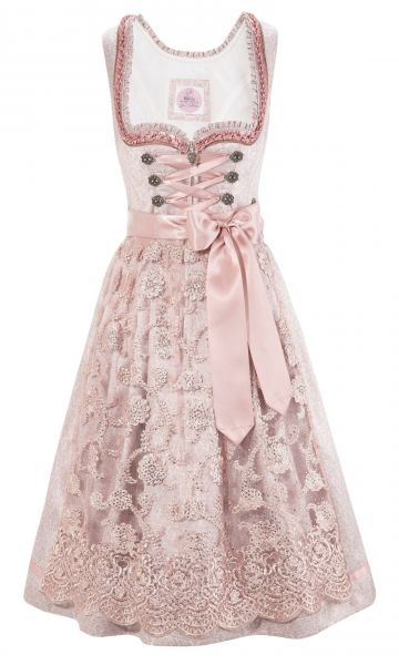 B-Ware / 2. Wahl - Dirndl midi 65 cm Kate rosa Marjo