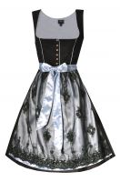 Dirndl midi 64cm Kleinwendern dunkelgrün grün hellblau Spitzenschürze Dirndl midi 64cm Kleinwendern dunkelgrün grün hellblau Spitzenschürze