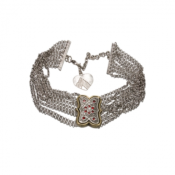 Trachten Armkette Armband Anzing altgold-farben Alpenflüstern