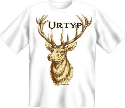 Trachtenshirt Urtyp weiss T-Shirt