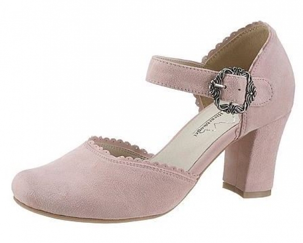 B-Ware / 2. Wahl - Trachten Pumps Spielhof rosa Hirschkogel