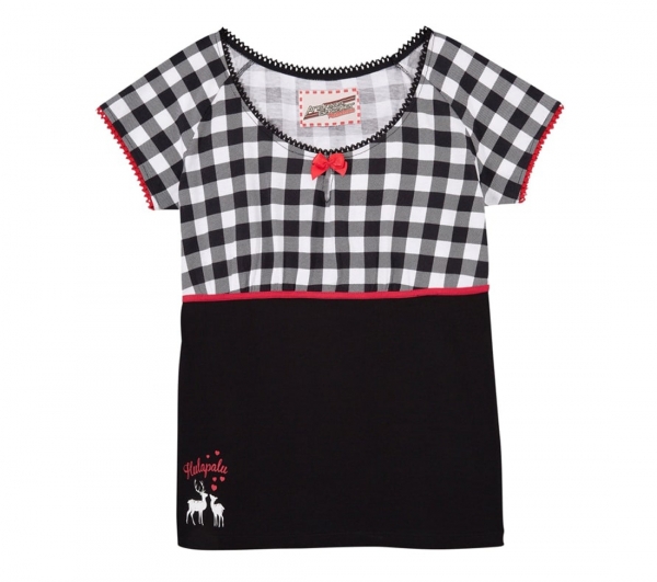 B-Ware / 2. Wahl - Trachten Shirt "Hulapalu" schwarz Andreas Gabalier by Hangowear
