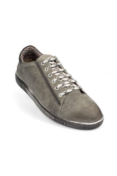 Trachten Sneaker Siegfried Nappato stein grau Maddox