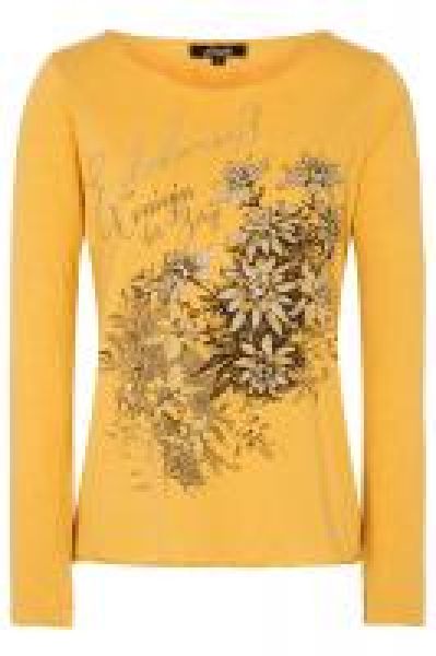 Trachtenshirt Willow gelb Langarm Hangowear