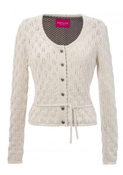 Trachtenstrickjacke Geisengrund natur Krüger