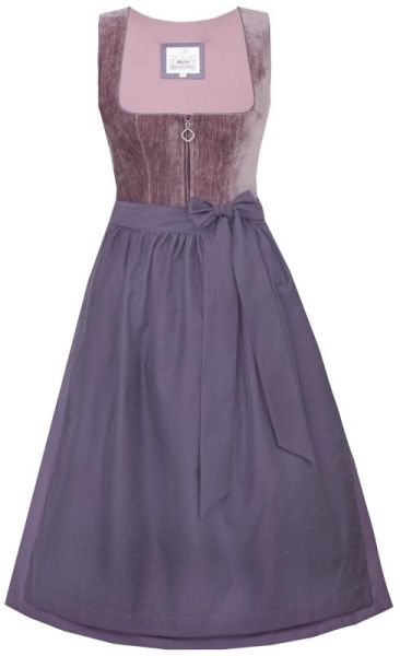 Dirndl midi 70cm Kirchham pflaume Marjo