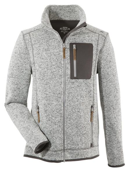 B-Ware / 2. Wahl - Trachtenjacke Outdoorjacke Wollfleece Haideck grau OS Trachten