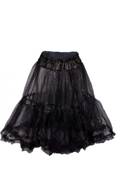 Petticoat 65cm schwarz Marjo