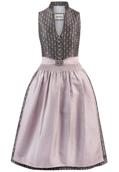 B-Ware / 2. Wahl - Dirndl midi 70 cm Medina rose dunkelgrün grün Stockerpoint