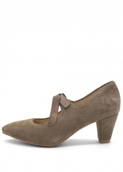 Trachtenpumps Lea Crosta taupe Spieth & Wensky