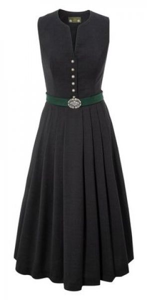 B-Ware / 2. Wahl - Trachtenkleid Winten 78cm anthrazit Love Nature