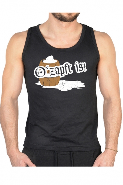 Trachen Tank Top O´zapft is schwarz