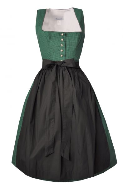 Dirndl midi 65 cm Oberweilenbach grün schwarz Hannah Collection