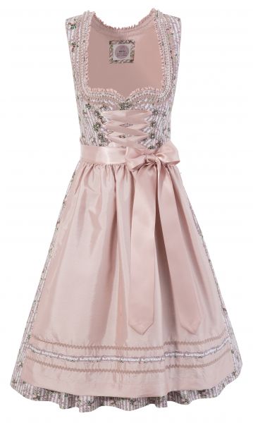Dirndl mini 58 cm Manischa altrosa Marjo