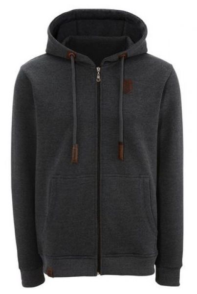 B-Ware / 2. Wahl - Sweatjacke Herren Wimpeßl dunkelgrau M.X.O.