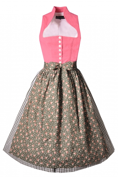 Dirndl midi 72 cm Unterhausenthal rosa pink grün Berwin &amp; Wolff