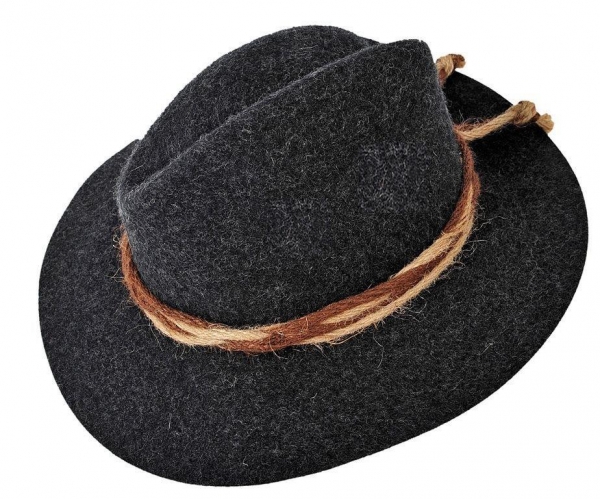 Trachtenhut Schirmitz Wollhut anthrazit Faustmann