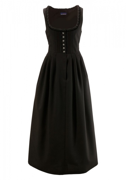 Gastronomiedirndl lang Zenta3 schwarz Stockerpoint