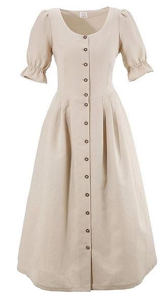 B-Ware / 2 Wahl Dirndl Trachtenkleid lang Röttenbach beige Naber Collection