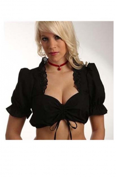 Dirndlbluse Alexa schwarz Fuchs
