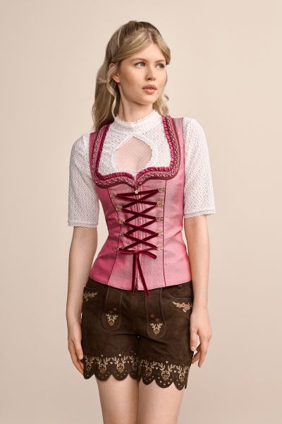 Trachtenmieder Larina beere rose Krüger Madl