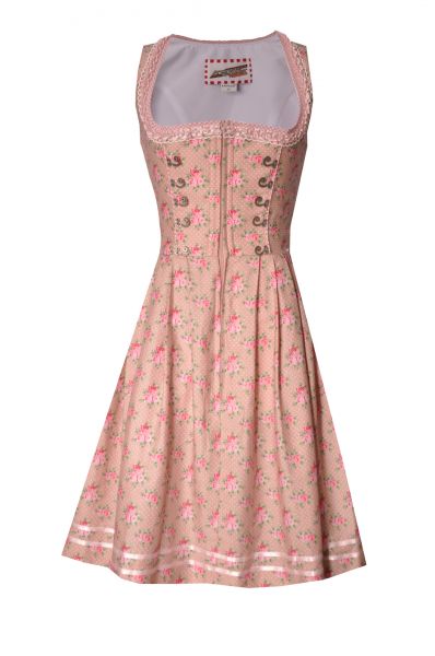 B-Ware / 2. Wahl - Dirndl mini 50 cm rosa OHNE SCHÜRZE Andreas Gabalier Kollektion by Krüger