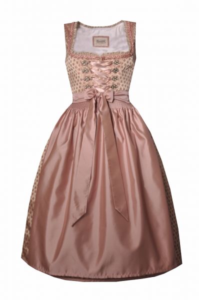 B-Ware / 2. Wahl - Dirndl midi 70cm Kainerding altrosa rosa Stockerpoint