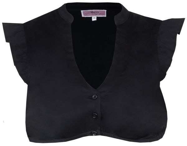 Dirndlbluse Kienberg schwarz Flügelarm Marjo