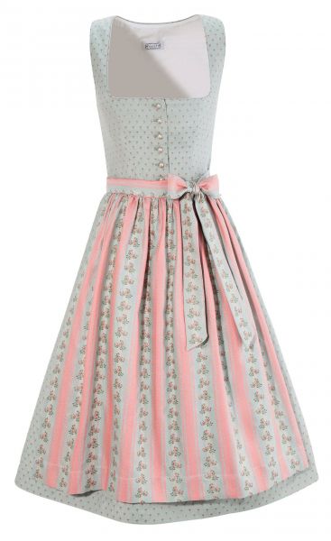 Dirndl Designerdirndl midi 65 cm Gänheim mint Hannah Collection