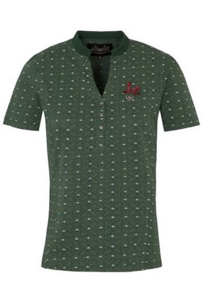 B-Ware / 2. Wahl Trachtenshirt Damen Agany grün Hangowear