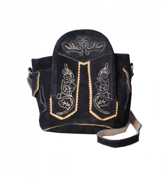 Trachtentasche Dirndltasche Fischach blau dunkelblau