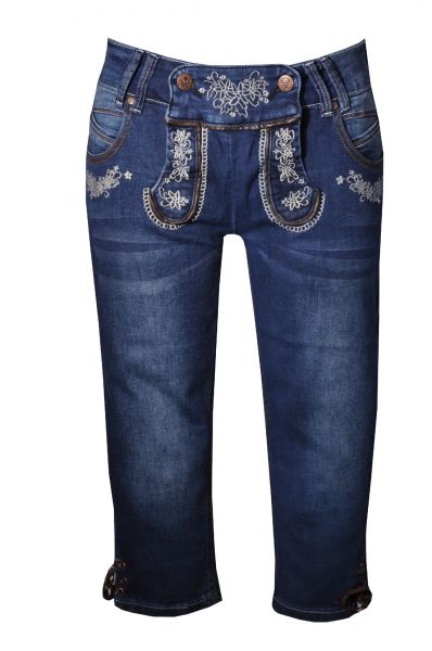 Trachtenjeans Sussi Kniebund blau Hailys