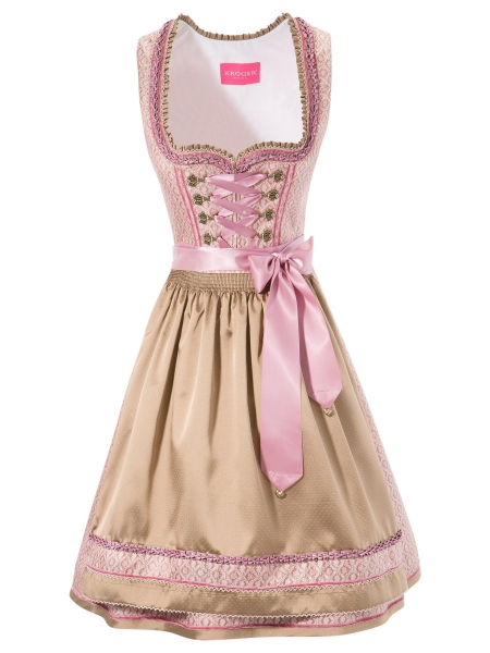 B-Ware / 2. Wahl - Dirndl midi Prielhof rose Krüger