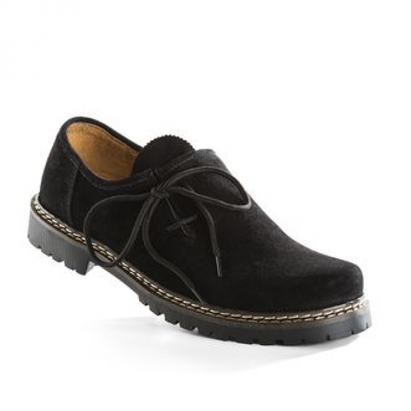 Haferlschuh Julian schwarz Velourleder Maddox