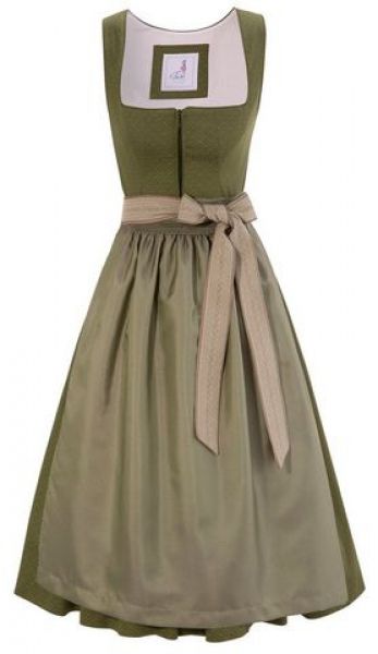 B-Ware / 2. Wahl Dirndl midi 68cm Sarah grün Turi Landhaus