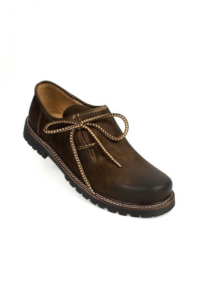 Haferlschuhe Gosbert antik espresso braun Maddox