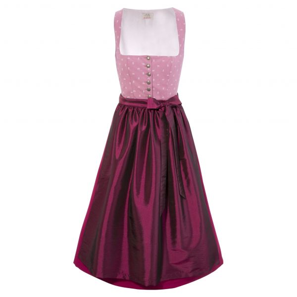 Dirndl midi 70cm Stelzenmühle pink rosa Naber