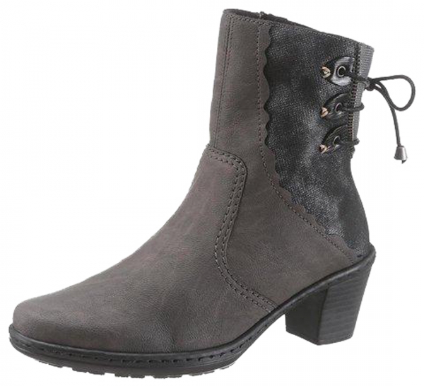 Stiefelette Halbstiefel Winterschuhe Mörnsheim grau Rieker