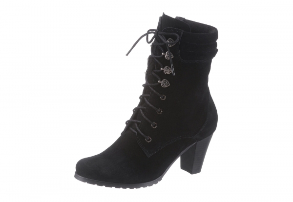 B-Ware / 2. Wahl - Trachten Stiefelette Baudenbach schwarz Hirschkogel