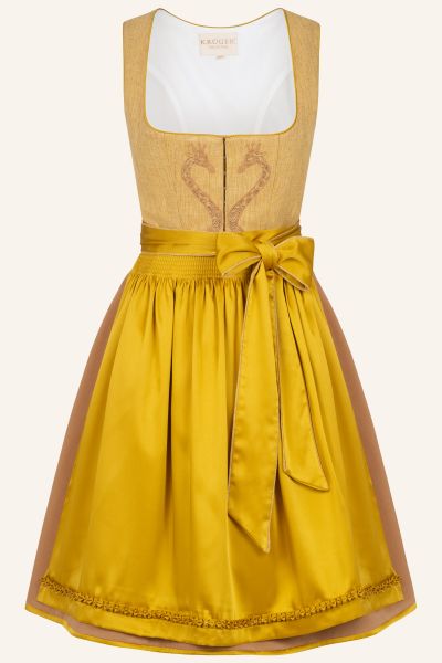 Dirndl midi 60 cm Eland gelb Krüger Collection